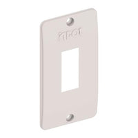 Tampa Para Eletroduto 3/4 Com 1 Tecla Inpol Branco