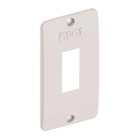 Tampa Para Eletroduto 3/4 Com 1 Tecla Inpol Branco