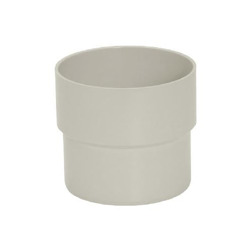 Acoplamento Para Calha Pluvial 100mm Amanco PVC Cinza