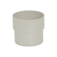 Acoplamento Para Calha Pluvial 100mm Amanco PVC Cinza