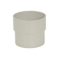 Acoplamento Para Calha Pluvial 100mm Amanco PVC Cinza