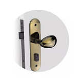 FECHADURA BORA GOLF EXT ANTIQUE BRASS ESP43 (40X53)