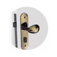 Fechadura Externa Soprano Bora Golf Antique Brass 40x53