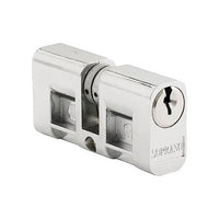 Cilindro Para Fechadura Soprano 53mm Cromado Com 2 Chaves