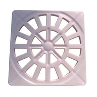 Grelha Para Ralo Quadrada 150mm Branca Diferpan