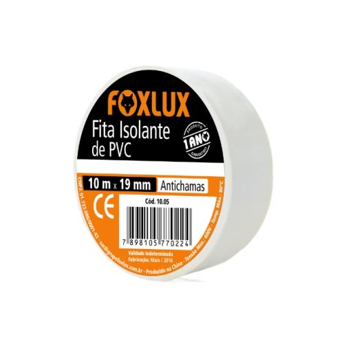 FITA ISOLANTE 19MMX10MTS BRANCO
