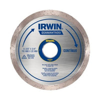 Disco Diamantado Liso Irwin Premium 110mm X 20mm