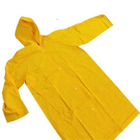 Capa De Chuva Plastcor Em Pvc Amarela Com Forro E Capuz Tamanho Gg