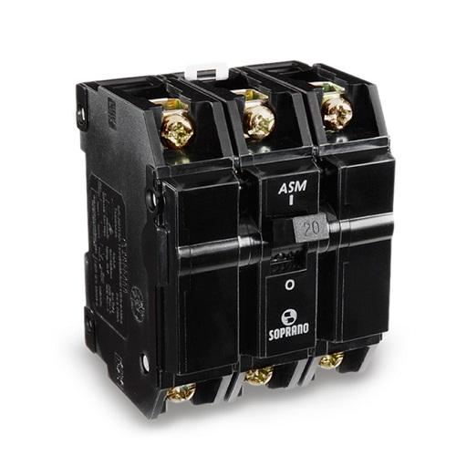 DISJUNTOR TRIPOLAR  50A PRETO SOPRANO