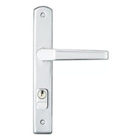 Fechadura Estreita Soprano Cromada Com Cilindro Backset 38mm