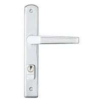Fechadura Estreita Soprano Cromada Com Cilindro Backset 38mm
