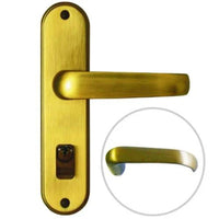 Fechadura Externa Soprano Ícaro Reta 59mm Antique Brass