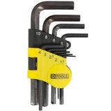 JOGO CHAVE HEXAGONAL C/SUPORTE 9PCS - DTOOLS