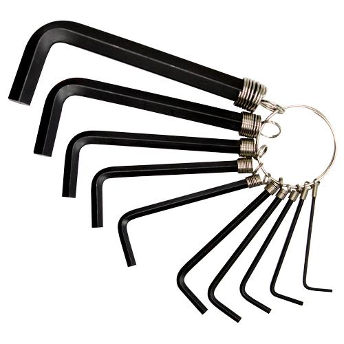 JOGO CHAVE HEXAGONAL (ALLEN) 1,5 A 10MM 10PCS - DTOOLS