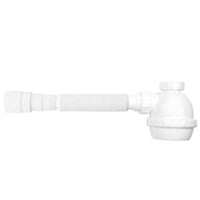 Sifão Copo Universal Blukit Branco Para Pia E Tanque