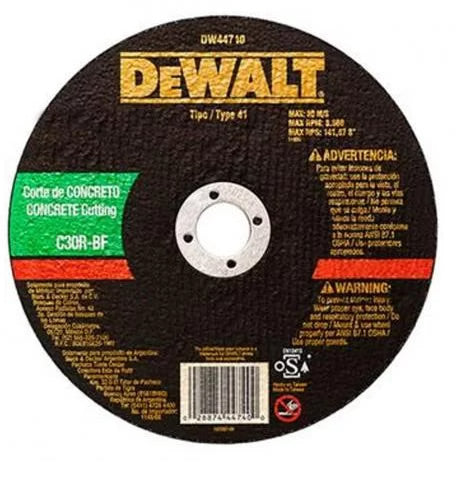 DEWALT DISCO ABRASIVO ALVEN. 4.1/2 X1/8X7/8