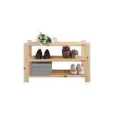 SAPATEIRA PINUS 3 PRATELEIRAS 82X33X50