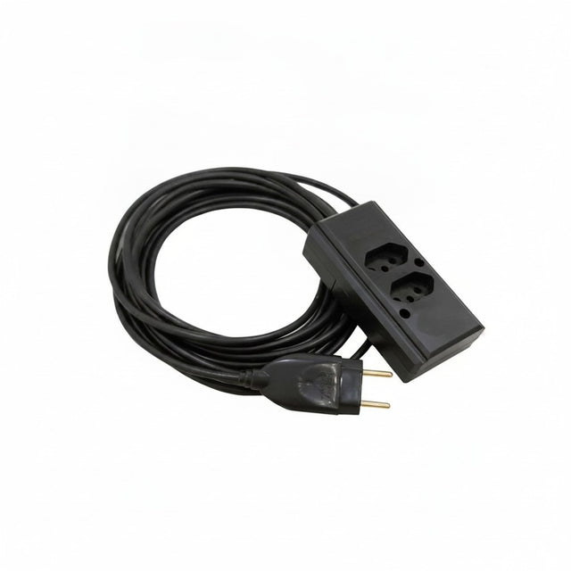 Extensão Elétrica 2 Tomadas 20a 3x2,5mm² 5m Preta 