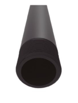 Eletroduto de PVC Rígido 3/4 Preto com Rosca 3 Metros Inpol