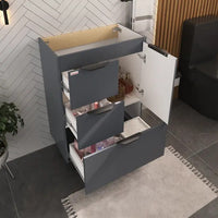 Gabinete para Banheiro Luiza 60 com Pés Chumbo - Fabribam