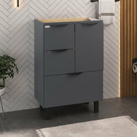 Gabinete para Banheiro Luiza 60 com Pés Chumbo - Fabribam