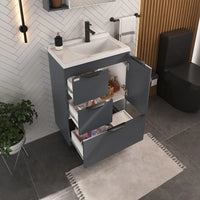 Gabinete para Banheiro Luiza 60 com Pés Chumbo - Fabribam