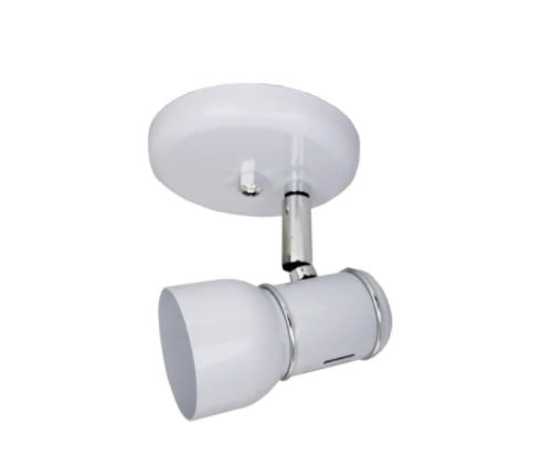 DITAL SPOT ALUMINIO NEW 1 LAMP. BRANCO