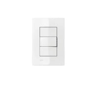 Conjunto 1 Interruptor Simples Iriel Iris 4x2 Branco