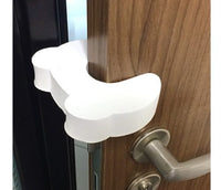 Protetor De Porta Em Eva Formato Urso Branco Bemfixa