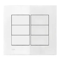 Placa Cega 4x4 Com Suporte Linha Iris Soprano Branco