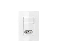 Conjunto Interruptor Simples E Tomada 10a Iriel Iris