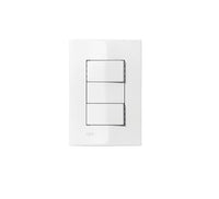 Conjunto 2 Interruptores Simples Iriel Iris 4x2 Branco