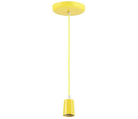 Pendente Vision Dital Alumínio Amarelo 1 Lâmpada