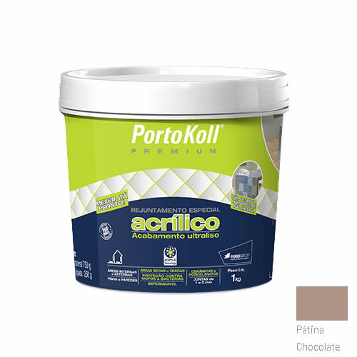 REJUNTE PORTOKOLL ACRILICO PATINA CHOCOLATE 1KG