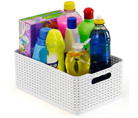 Caixa Organizadora Rattan Arthi 4,5L Branca