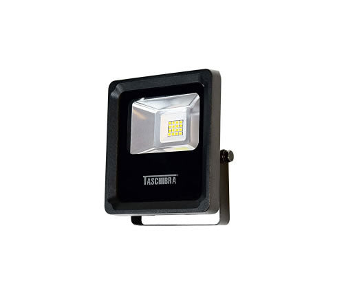 REFLETOR LED TR TASCHIBRA 10W LUZ VERDE PRETO
