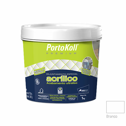 REJUNTE PORTOKOLL ACRILICO BRANCO 1KG