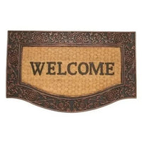 Tapete Capacho Fibra De Coco Welcome Kapazi 45cm X 75cm