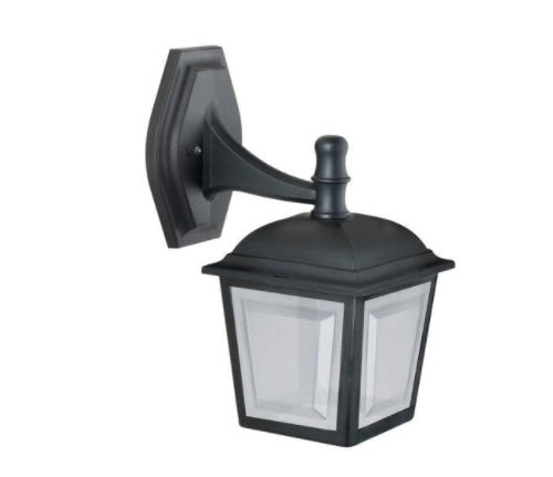 Arandela Classic P1 Dital Preta 30cm Para Lâmpada