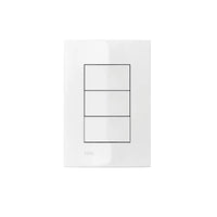 Placa Cega 4x2 Com Suporte Iriel Iris Branco
