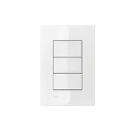 Placa Cega 4x2 Com Suporte Iriel Iris Branco