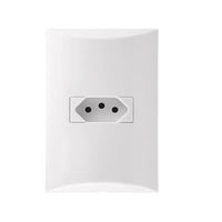 Tomada Iriel Brava 20a 2p+t 3 Pinos Branca Nbr14136
