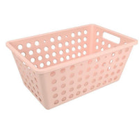 Cesta Organizadora Retangular Grande Coza Rosa 4,7 Litros