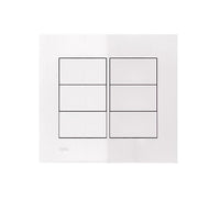 Placa Cega 4x4 Com Suporte 6m Iris Iriel Branco