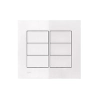 Placa Cega 4x4 Com Suporte 6m Iris Iriel Branco
