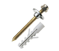 Cartela de Parafuso 6x75mm com Bucha 10mm para Acessórios Sanitários Bemfixa - 2 Peças