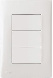 Conjunto 1 Interruptor Paralelo Iriel Iris Branco