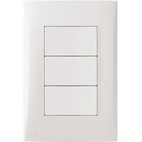 Conjunto 1 Interruptor Paralelo Iriel Iris Branco