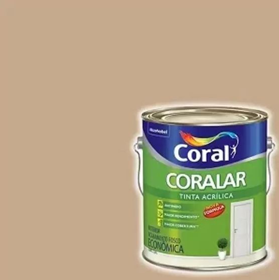 Tinta Coral Acrilica Fosca Coralar 3,6 - Camurça