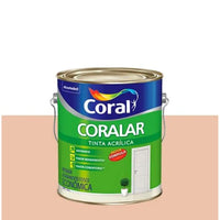 Tinta Acrílica Fosca Coralar Coral Pêssego 3,6 Litros Akzo Nobel